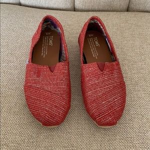TOMS Red Classic Ortholite